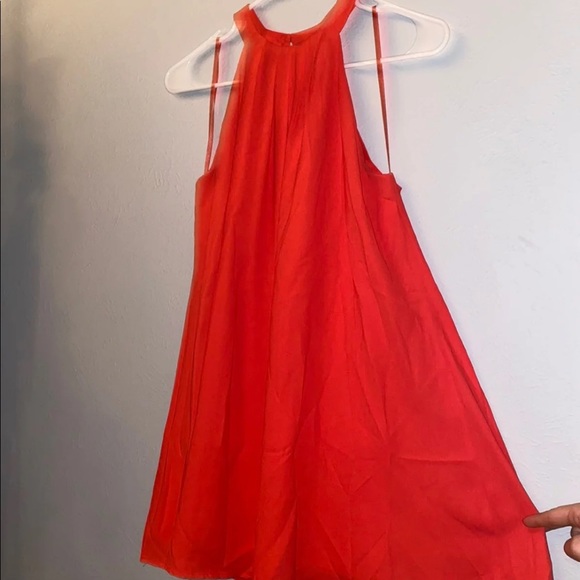 Hot Pink Halter Top Dress - Picture 1 of 7